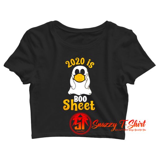 Boo Sheet Ghost Crop Top Shirt