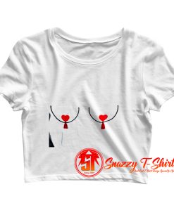 Boobs Valentines day Crop Top Shirt