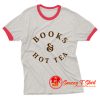 Books and Hot Tea Ringer Tee