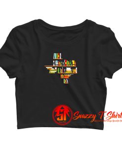 Bookshelf Texas Crop Top Shirt