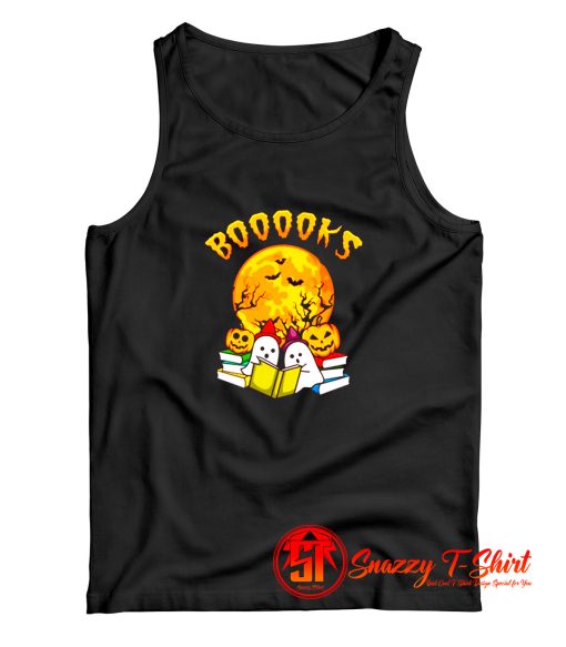 Booooks Book Gift For Halloween Costume Tank Top