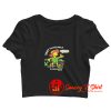 Bootleg Bart Simpson Mexico The Simpsons Crop Top Shirt