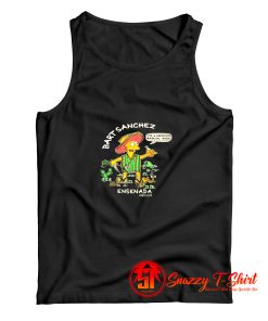 Bootleg Bart Simpson Mexico The Simpsons Tank Top