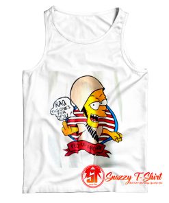 Bootleg Early 90s Bart Simpson Iraq War Tank Top