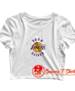 Born X Raised Lakers Crop Top Shirt