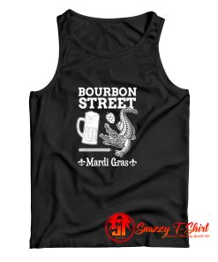 Bourbon Street Mardi Gras New Orleans Louisiana Tank Top