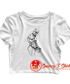 Boxer Bulldog Crop Top Shirt