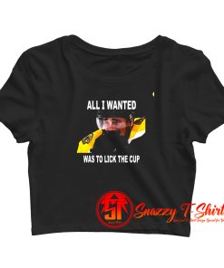 Brad Marchand All I Wanted Was To Lick The Cup Crop Top Shirt