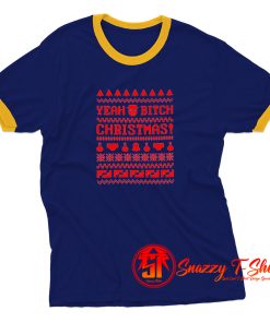 Breaking Bad Yeah Bitch Christmas Ringer Tee