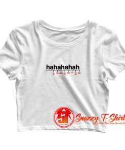 Breaking Down Laughter Crop Top Shirt