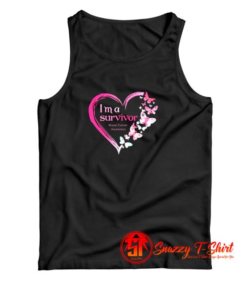 Breast Cancer Awareness Im a Survivor shirt breast cancer Tank Top