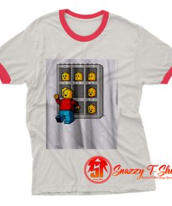 Brick man many faces parody Ringer Tee