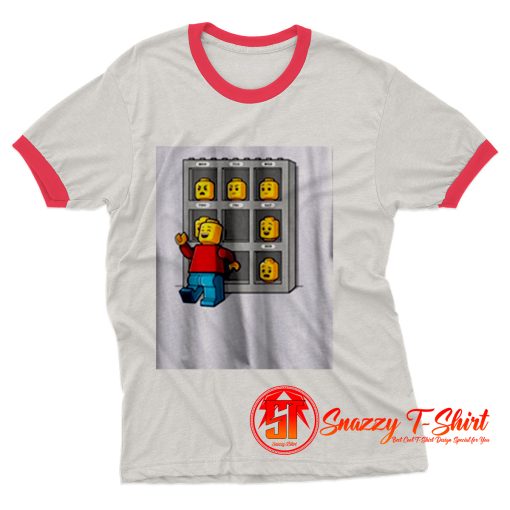 Brick man many faces parody Ringer Tee