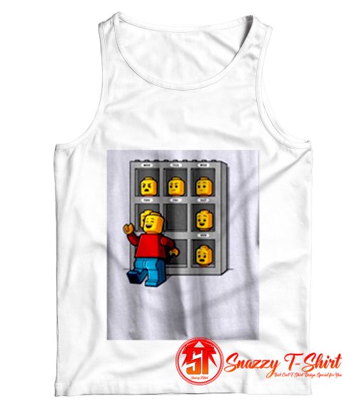 Brick man many faces parody Tank Top