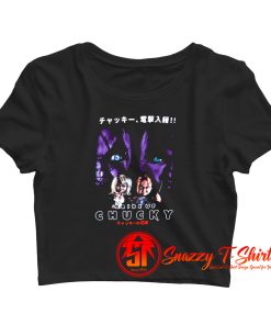 Bride Of Chucky Japanese Poster Crop Top Shirt