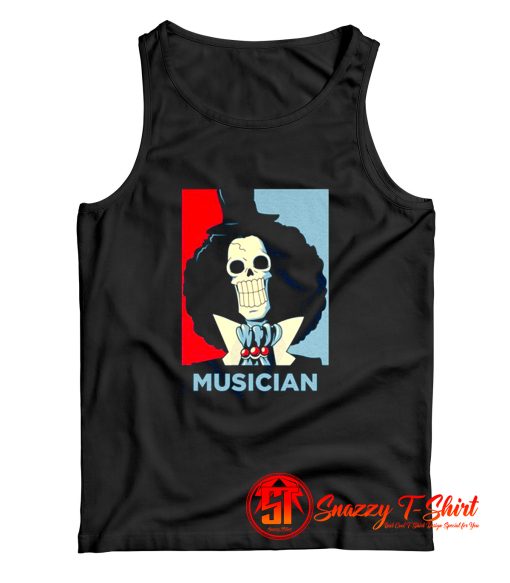 Brook Soul King Anime Musician Tank Top