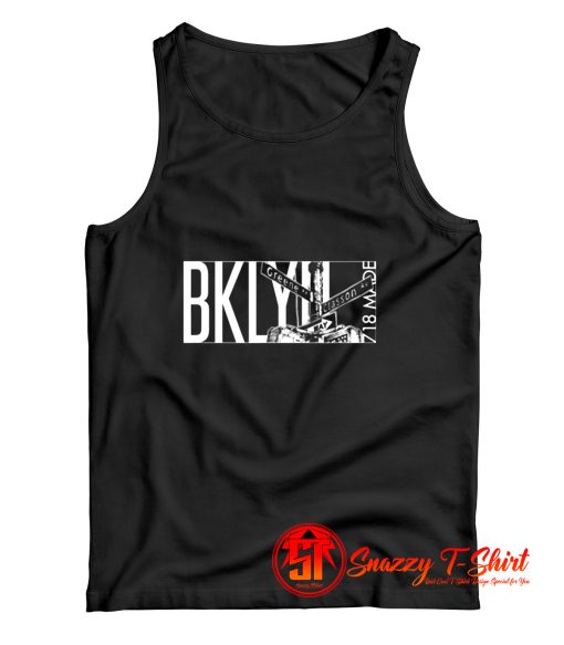 Brooklyn New York City BKLYN 718 Tank Top