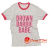 Brown Barbie Babe Ringer Tee