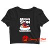 Brown Skin Girl Melanin Unicorn Crop Top Shirt