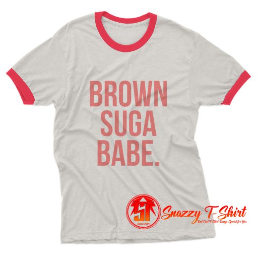 Brown Suga Babe Ringer Tee