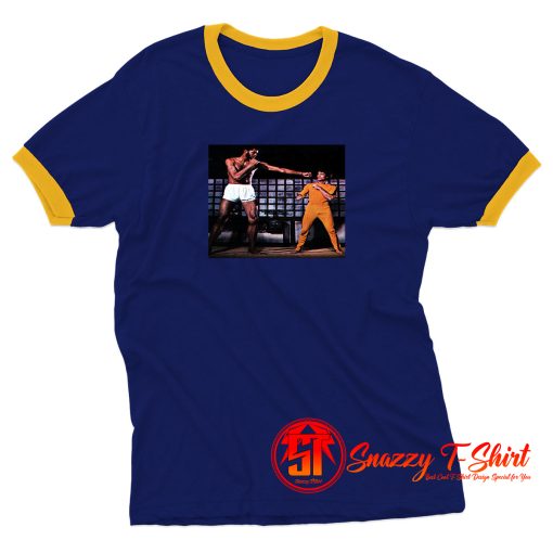 Bruce Lee Kareem Abdul Jabbar Ringer Tee