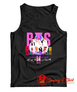 Bts band dynamite album signatures Tank Top