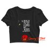 Buckle Up Buttercup You Just Flipped My Witch Switch Black Cat Crop Top Shirt