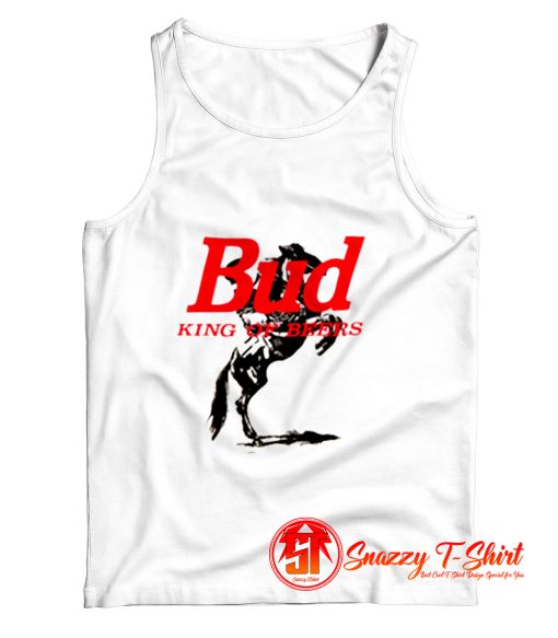 Budweiser Cowboy King Of Beers Tank Top