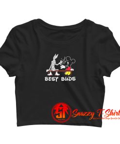 Bugs Bunny and Mickey Mouse Crop Top Shirt