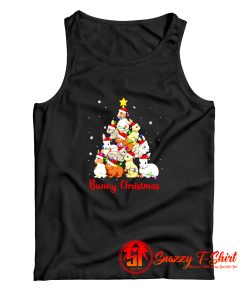 Bunny Christmas Cute Bunny Xmas Tank Top