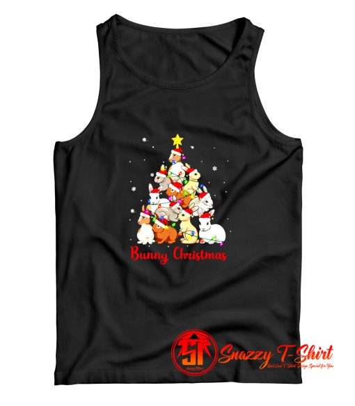 Bunny Christmas Cute Bunny Xmas Tank Top