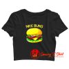 Burger Crop Top Shirt