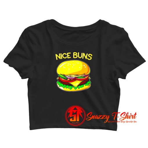 Burger Crop Top Shirt