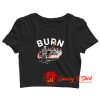 Burn skull Crop Top Shirt