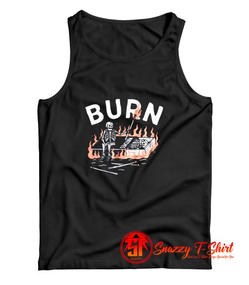 Burn skull Tank Top