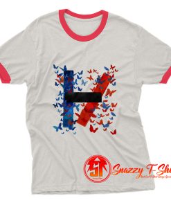 Butterfly 21 pilots Ringer Tee