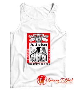 Buttwiser Funny Big and Tall Bud Parody Tank Top