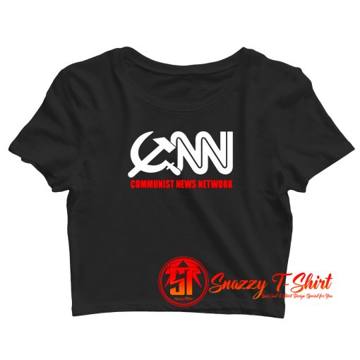 CNN Communist News Network Crop Top Shirt