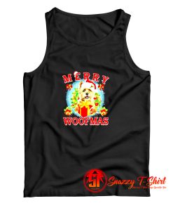 Cairn Terrier Merry Woofmas Christmas Tank Top