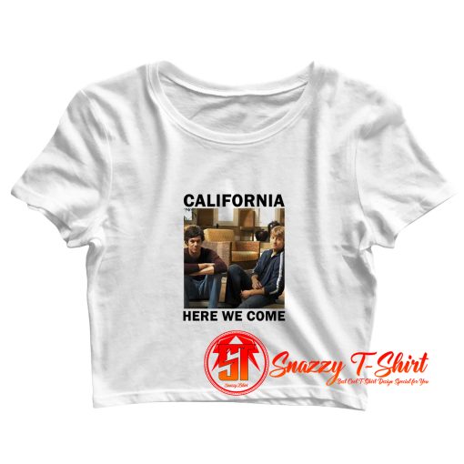 California Here We Come Crop Top Shirt