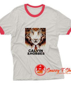 Calvin And Hobbes Poster Ringer Tee