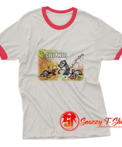 Calvin And Hobbes War Ringer Tee