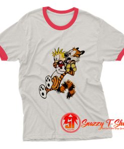 Calvin Hobbes Shock Ringer Tee