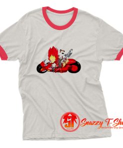 Calvin and Hobbes Akira Tetsuo Kaneda Ringer Tee