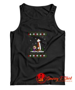 Calvin and Hobbes Mery Christmas Tank Top