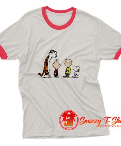 Calvin or Snoopy Ringer Tee