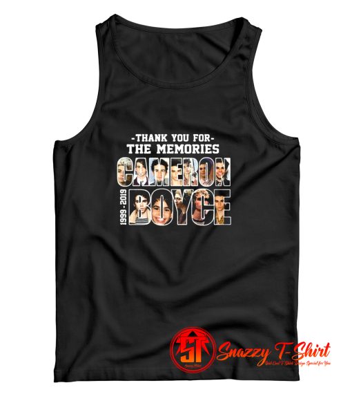 Cameron Boyce Thank You for The Memories Tank Top