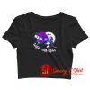 Camping Halloween Crop Top Shirt