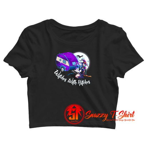 Camping Halloween Crop Top Shirt