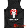 Canadian Qanon Punisher Skull Tank Top